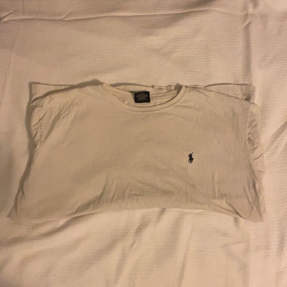 Men’s White Large Polo Ralph Lauren Shirt